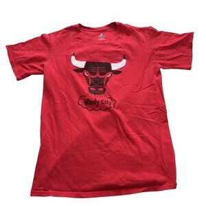 Chicago Bulls T shirt Scottie Pippen #33 red adult small